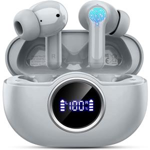 Ordtop Cuffie Bluetooth, senza fili, Bluetooth, bassi profondi stereo, senza fili, Earbuds-2