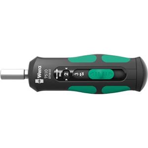 Wera 05075810001 7510 - Chiave dinamometrica Safe-Torque Speed, 1-3 Nm, 1/4" x 1,0 Nm x 1,5 Nm x 2,0 Nm x 2,5 Nm x 3,0 Nm x 147,5 mm