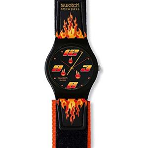 Swatch Orologio al Quarzo Man FIRE GUARD SKB106 34.0 mm