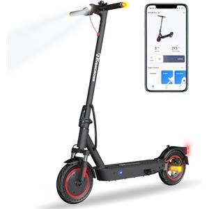 EVERCROSS EV10K PRO Monopattino Elettrico Adulto, 10'' Scooter Elettrico Pieghevole, con Batteria 410WH, Velocità Max 25km/h, Controllo dell'app, Doppi Ammortizzatori