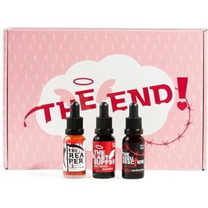 I LOVE SPICY The End - Set Regalo con 3 Salse Ultra Piccanti (3x20ml) con Carolina Reaper e Trinidad Scorpion - Esperienza Estrema per Amanti del Peperoncino