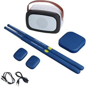 Qcbuegof Portatile Elettrico Air Drum Set Tamburo Aria Virtuale Con Bacchette Strumenti Musicali Per Principianti Bambini E Adulti Virtuale Per Adulti Bambini