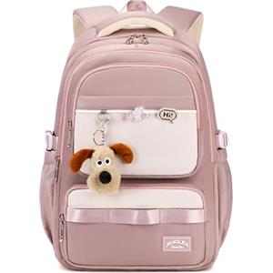 FANDARE Zaino Casual Zainetto Ragazza Cartelle Donna Uomo zaino prima elementare bambina Back to school Zaino Scuola Zaino Università Ragazza Cartella Borsa zaino Adolescenti Backpack Viola scuro