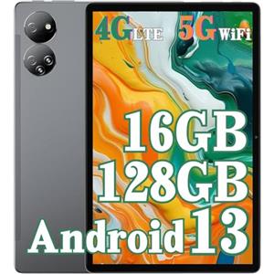 TYD Tablet Android da 10,1"" 16 GB + 128 GB, Octa-Core, 1 TB TF Extend,2,5 GHz, Dual SIM Card,8 MP + 13 MP Camera,4G LTE, WiFi, Type-C, TYD-109pro