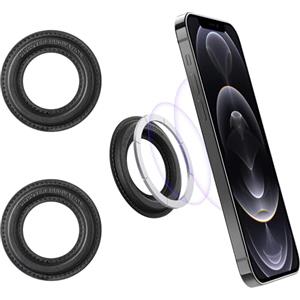 Nillkin 2 pezzi Magsafe Porta Cellulare a Parete per Auto/Cucina/Stanza/Bagno/Palestra Compatibile iPhone 15 Series/iPhone 14 Series/iPhone 13 Series (Black)