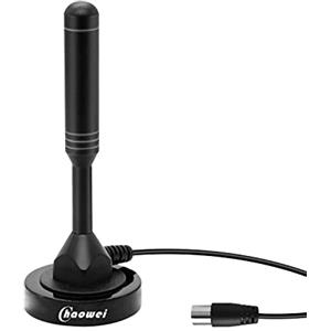 Chaowei Antenna HD Digitale ad Alto Guadagno Freeview TV-DVB50 per Interno/Esterno Portatile per TV DVB-T2 / Sintonizzatore TV USB / 4K HD 1080p