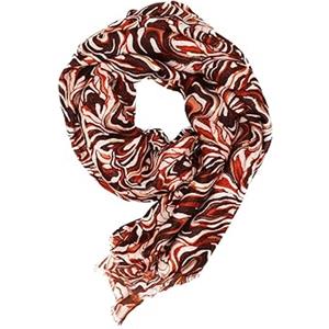 QUEEN HELENA Sciarpa Invernale Avvolgente Scialle Girocollo Fantasia Casual Donna SC22-6 (Arancione, Taglia Unica)