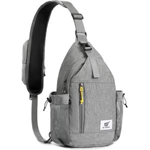 SKYSPER Zaino Monospalla da uomo Borsa a tracolla Anti-furto Tracolla Borsa Casual Sport Sling Bag Crossbody Trekking Viaggio