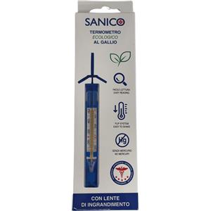Sanico Termometro Ecologico al Gallio - Alta Precisione, Atossico e Non Nocivo