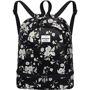 HAWEE Zaino Sportivo Grande Impermeabile con Coulisse - Borsa da Palestra con Tasca Interna Unisex per Vita Quotidiana, Scuola, Sport All'aperto, Tempo Libero, Yoga, Spiaggia, Nuoto