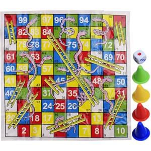 Generic Scivoli e scale da gioco, set da viaggio | Divertente giocattolo portatile a scacchi per bambini adulti feste in viaggio piacevole gameplay riunioni di famiglia attività all'aperto