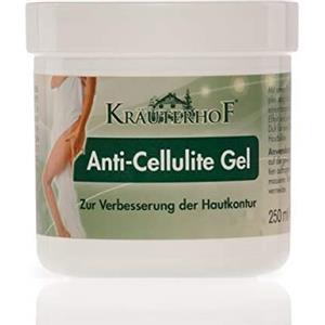 Kräuterhof Gel anti-cellulite effetto riscaldante contiene caffeina e carnitina per un effetto lipolitico Confezione da 2 x 250 ml