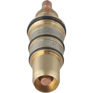 Lawnoval Cartuccia termostatica in ottone per miscelatore doccia, valvola di ricambio, controllo preciso della temperatura