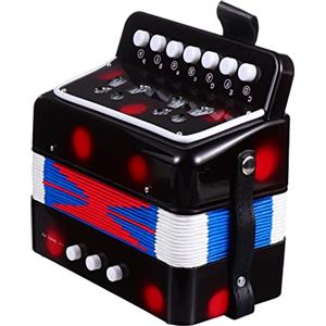 Alasum Mini Fisarmonica Educativa Per Ragazzo Ragazza Ragazza Con Design Professionale Strumento Musicale Portatile Per Ragazzi e Ragazze Aiuta Lo Sviluppo Musicale e Cognitivo Regalo Per