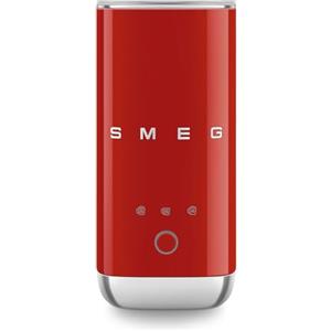 Smeg, Montalatte Elettrico MFF02RDEU, 3 Funzioni Bevanda, Frusta Removibile, Rivestimento Ceramico Antiaderente, 500 W, Rosso