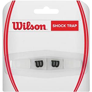 Wilson Antivibrazione con Logo per Racchetta, Shock Trap, Trasparente/Nero, WRZ537000