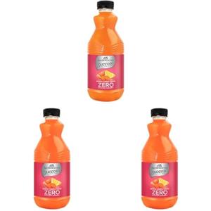 San Benedetto Succoso Zero Arancia Carota e Limone 900 ml. Bevanda a base di frutta leggera e dissetante in Acqua Minerale Naturale, zero zuccheri aggiunti e pochissime calorie (Confezione da 3)