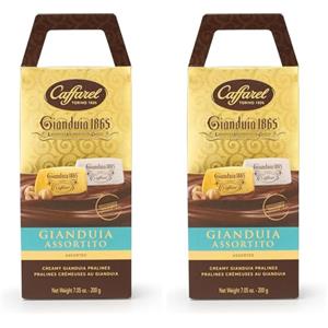Caffarel Gianduia 1865 Cioccolatini Gianduiotti Assortiti, Sacchetto da 200g (Confezione da 2)