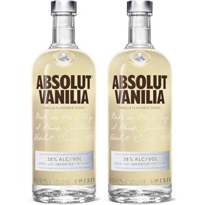 Absolut Vodka Vaniglia, vol 38%, 100CL (Confezione da 2)