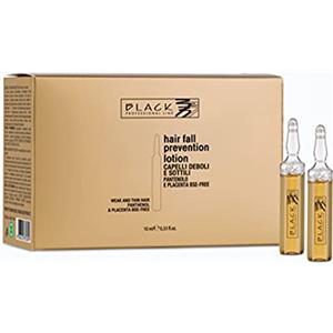 Parisienne 12 Fiale Anticaduta Capelli Aiuta a Combattere e Prevenire la Caduta ml Black Professional (BLACK.55)