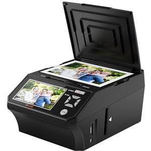 DigitPro Scanner digitale per pellicola e diapositive, con schermo LCD da 5 pollici, converte film, foto e biglietti da visita da 35 mm e 110 mm in scheda SD da 8 GB JPEG da 22 MP ad alta risoluzione