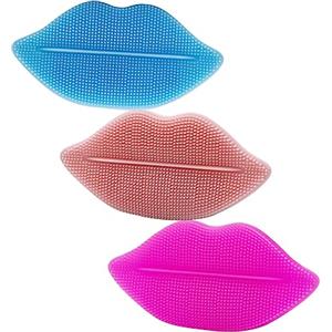 Didiseaon Set Da 3 Spazzole Esfolianti Per Labbra in Silicone, Pennelli Per Labbra Per Scrub Delicato e Pulizia Del Viso, Strumenti Leggeri e Portatili Per Uso Personale e Viaggi
