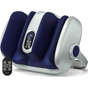 Miko Massaggiatore per Piedi Shiatsu Elettrico - Massaggiatore Piedi con Calore e Rullo per Circolazione - Sollievo Gambe e Riflessologia Plantare