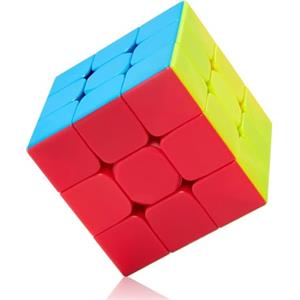 ROXENDA Speed Cube, Stickerless Cube - Solido Durevole & Tornitura Regolare, Il Miglior Cubo Magico di Puzzle 3D - Gira più Velocemente Dell'originale(3x3x3)