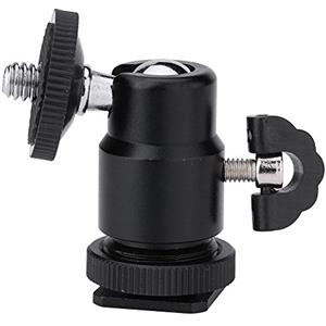 Generic Testa a Sfera per Treppiede per Fotocamera Movimento Fluido e Durevole per Fotocamera Digitale, Luce Video - Materiale di Alta qualità - Vite da 1/4 Ideale per Fotografare