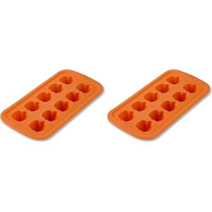 Zenker Stampo da forno in Silicone per Dolci, 10 Impronte a Forma di Mini Zucca di Halloween, Teglia da forno Resistente da -40°C a +230°C, Stampi per cioccolato Lavabile in Lavastoviglie