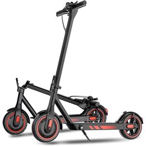 Kalorace Monopattino Elettrico, Pneumatici ad Aria da 10", Autonomia fino a 38KM, Motore da 500W e Velocità Massima di 25KM/H, Monopattino Elettrico con Sistema di Controllo di Crociera e Freni a Tamburo