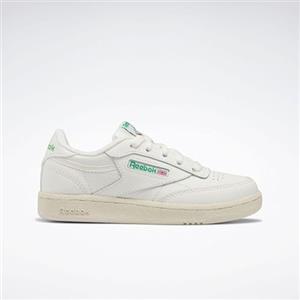 Reebok Club C - Scarpe da Tennis, Chalk/Chalk/GLEGRN,