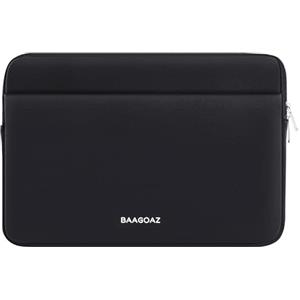 BAAGOAZ 13-14 Pollici Custodia Borsa Protettiva per Laptop Compatibile con 13,3 Pollici PC Notebook Chromebook, 14,2 MacBook Pro M4 M3 M2 M1 Pro/Max, Caso Porta PC Sleeve Computer Portatile, Nero