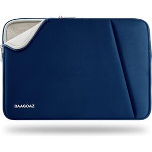 BAAGOAZ Custodia per Laptop da 11-13 Pollici Borsa Protettiva Compatibile con 11,6 Pollici PC Notebook Chromebook Computer Portatile, 13,3/13,6 MacBook Pro Air M4 M3 M2 M1 & Surface, Blu Navy