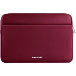BAAGOAZ 15,6-16 Pollici Custodia Borsa Protettiva per Laptop Compatibile con Parziali 16" Portatile Computer Portatile Porta PC, e la Maggior Parte dei 15,6 Pollici Laptop Notebook Chromebook, Rosso