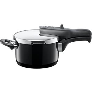Silit Sicomatic T-Plus Pentola a Pressione in Silargan, 2.5 l, Nero