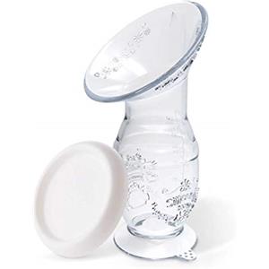 Bestele Tiralatte Manuale, 100ml Silicone Coppa per la Raccolta del Latte Materno Tiralatte per Allattamento e Pappa, BPA Senza Tiralatte Biberon Pompetta Ventosa per L'allattamento