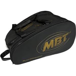 Max Beach Tennis MBT Borsone Zaino Porta Racchette FUTURA Nero Oro Beach Tennis e Padel con scomparto Termico