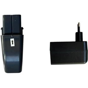 AntDau71® Kit Ricambi Scopa Elettrica Rotante Senza Fili Swivel Sweeper Max CW682 - Caricabatteria, Batteria, Interruttore, Motore con Spazzole e Bastone (Caricabatterie + Batteria)