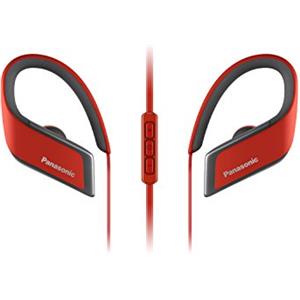 Panasonic RP-BTS30E-R Auricolari Intraurali, Bluetooth, 3.5 mm/USB, Rosso