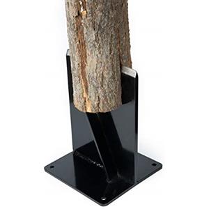 HANDYGO, spaccalegna in Acciaio strutturale ad Alta Resistenza, Cuneo spaccalegna, per Piccole stufe a Legna e Camino, spaccalegna Manuale, Nero