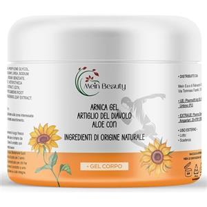 MEIN Arnica Gel per Cavalli uso Umano con Artiglio del Diavolo Forte e Aloe Vera Estratto Glicolico di Arnica al 98% Formula Naturale Made In Italy - Mein Beauty