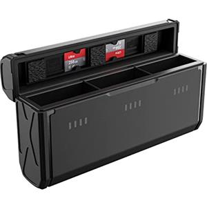 TELESIN Caricatore Tascabile per GoPro Hero 13 con 3 Slot Batteria e Storage TF, Ricarica Veloce e Indicatore di Alimentazione