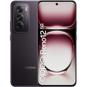OPPO OPPO Reno12 5G AI Smartphone, Tripla fotocamera 50+8+2MP, Selfie 32MP, Display 6.7â€ 120HZ AMOLED FHD+, 5000mAh, RAM 12GB(Esp4GB/8GB/12GB)+ROM 256GB, [Versione Italia], Black Brown 110010233902