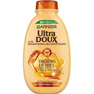 Garnier Ultra Doux - Shampoo protettivo tesoro di miele, 300 ml