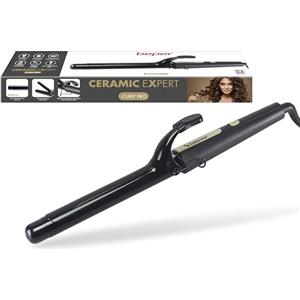 BEPER P301PIS002 Arricciacapelli Ceramica 25 mm, Ferro per Ricci Morbidi e Onde Perfette, Riscaldamento Rapido a 190°C, Cavo Girevole 360°, Punta fredda