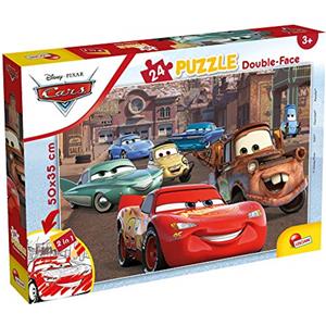 Liscianigiochi, Disney Puzzle DF Plus 24 Cars Puzzle per Bambini, 86481