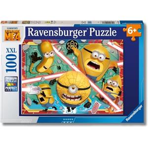 Ravensburger - Puzzles XXL Gru 4: Il Mio Cattivo Preferito | Puzzle 6 Anni In Su | Puzzle 100 Pezzi Per Bambini Da 6 Anni In Su | Puzzle Bambini 36 X 49 Cm | Puzzles Ravensburger