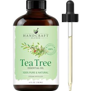 Handcraft Blends COOLAPA Tea Tree Essential Oil - 100% Pure and Natural - Premium Therapeutic Grade with Premium Glass Dropper - Huge 4 oz
