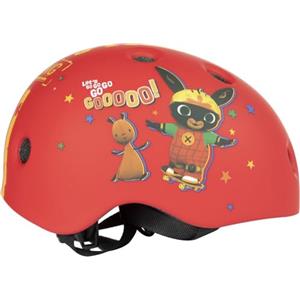 Tataway Casco street ciclo-skateboard bambino coniglietto Bing bici bicicletta (taglia S) 48-52 cm protezione rosso